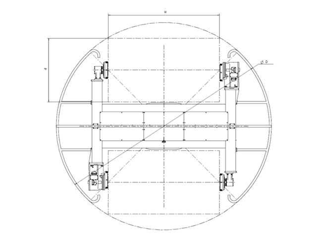 標準三軸水平回轉變位機(圖5)