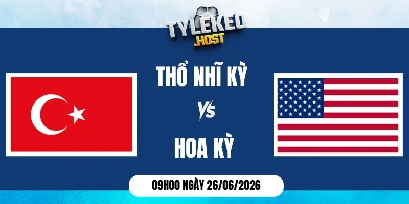 Soi kèo nhà cái Thổ Nhĩ Kỳ vs Hoa Kỳ - Bảng D World Cup 09h00 26/06/2026